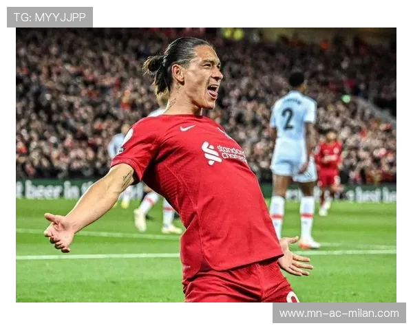 利物浦反击力度十足，努涅斯顺势停球后劲射未果